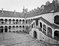 Baranw Sandomierski - Zamek w Baranowie na zdjciu Natana Kriegera z 1900 roku