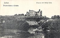 Golub-Dobrzy - Zamek w Golubiu w 1925 roku