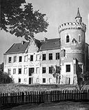 Jakubowice Murowane - Dwr w Jakubowicach Murowanych na zdjciu z 1942 roku