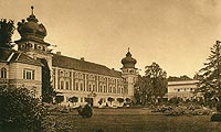 acut - Zamek w acucie na pocztwce z 1931 roku