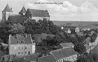 Nidzica - Zamek w Nidzicy w 1910 roku