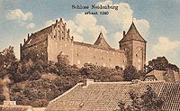 Nidzica - Zamek w Nidzicy przed 1914 rokiem