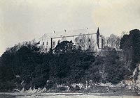 Sanok - Zamek w Sanoku na fotografii z lat 1892-97
