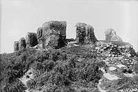 Sochaczew - Ruiny zamku w Sochaczewie w 1934 roku na zdjciu Narcyza Witczaka-Witaczyskiego