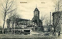widwin - Zamek w widwinie na pocztwce z 1909 roku