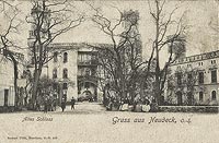 wierklaniec - Zamek w wierklacu na pocztwce z lat 1910-20