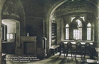 Rajsko - Wntrza zamku Rajsko na zdjciu sprzed 1945 roku