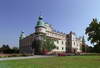 Zamek w Baranowie Sandomierskim - Widok od południowego-zachodu, fot. ZeroJeden, X 2004