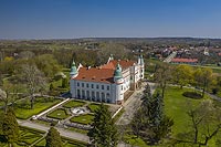 Zamek w Baranowie Sandomierskim - Zdjęcie lotnicze, fot. ZeroJeden, IV 2021