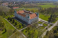 Zamek w Baranowie Sandomierskim - Zdjcie lotnicze, fot. ZeroJeden, IV 2021