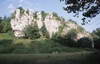 Zamek w Białym Kościele - Widok od zachodu, fot. JAPCOK, VIII 2002
