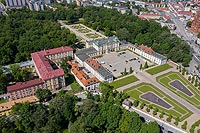 Zamek w Białymstoku - Zdjęcie z lotu ptaka, fot. ZeroJeden, VI 2019