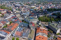 Zamek w Bielsku - Zdjęcie z lotu ptaka, fot. ZeroJeden, V 2020