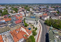 Zamek w Bielsku - Zdjęcie z lotu ptaka, fot. ZeroJeden, V 2020