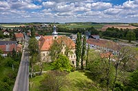 Zamek w Bobolicach - Zdjęcie z lotu ptaka, fot. ZeroJeden, V 2020