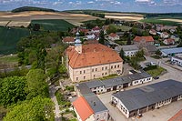 Zamek w Bobolicach - Zdjęcie z lotu ptaka, fot. ZeroJeden, V 2020