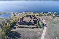 Zamek w Bobrownikach - Zdjęcie lotnicze, fot. ZeroJeden, X 2018