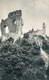 Zamek w Bochotnicy - Widok ruin na widokówce z około 1950 roku