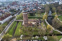 Zamek w Brodnicy - Zamek na zdjciu lotniczym, fot. ZeroJeden, IV 2023