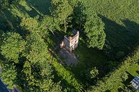 Zamek w Broku - Zdjcie z lotu ptaka, fot. ZeroJeden, VI 2019