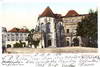 Zamek w Brzegu - Zamek na pocztówce z 1901 roku