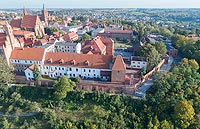 Zamek w Chełmnie - Zdjęcie lotnicze, fot. ZeroJeden, X 2018
