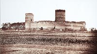 Zamek w Ciechanowie - Zamek w Ciechanowie na zdjęciu z 1870 roku