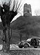 Zamek w Czchowie - Wieża w Czchowie na fotografii Kintschera z 1941 roku