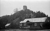 Zamek w Czchowie - Zamek w Czchowie na zdjęciu z 1933 roku