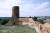 Zamek w Czersku - Widok wzdłuż północnego odcinka muru, fot. ZeroJeden, IX 2002