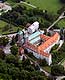Klasztor w Czerwińsku nad Wisłą - Widok z lotu ptaka od południowego-zachodu, fot. ZeroJeden, VII 2012