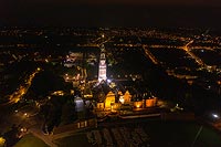 Klasztor na Jasnej Górze w Częstochowie - Zdjęcie lotnicze, fot. ZeroJeden, IX 2019