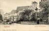 Zamek w Darłowie - Zamek w Darłowie na widokówce z 1912 roku