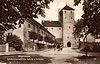 Zamek w Darłowie - Zamek w Darłowie na pocztówce z okresu międzywojennego