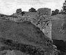 Dobczyce - Pozostałości zamku w Dobczycach na zdjęciu z lat 1918-1932