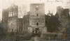 Zamek w Drzewicy - Ruiny zamku na widokówce z 1912 roku