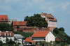 Zamek w Gniewie - Widok od zachodu na Pałac Marysieńki, fot. ZeroJeden, VII 2005
