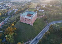 Zamek w Golubiu-Dobrzyniu - Zdjęcie lotnicze, fot. ZeroJeden, X 2018