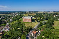 Zamek w Golubiu-Dobrzyniu - Zdjęcie lotnicze, fot. ZeroJeden, VII 2020