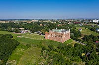 Zamek w Golubiu-Dobrzyniu - Zdjcie lotnicze, fot. ZeroJeden, VII 2020