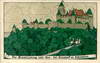 Zamek Grodziec - Zamek na widokówce z lat 20. XX wieku