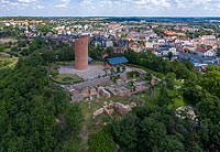 Zamek w Grudziądzu - Zdjęcie lotnicze, fot. ZeroJeden, VII 2020