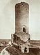 Zamek w Iłży - Wieża zamkowa na zdjęciu Oskara Sosnowskiego z 1909 roku