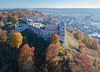 Zamek w Janowcu - Zdjęcie lotnicze, fot. ZeroJeden, X 2018