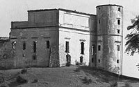 Janowiec - Zamek w Janowcu na zdjęciu z lat 1918-35