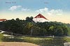Jeziorany - Zamek w Jezioranach na pocztówce z 1918 roku