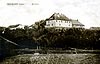 Jeziorany - Zamek w Jezioranach na pocztówce z drugiego dziesięciolecia XX wieku