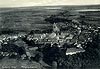 Jeziorany - Zamek w Jezioranach na zdjęciu lotniczym z około 1930 roku
