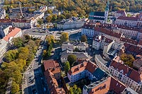 Zamek w Kaliszu - Zdjęcie lotnicze, fot. ZeroJeden, X 2019