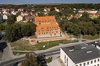 Zamek w Kętrzynie - Zdjęcie lotnicze, fot. ZeroJeden, IX 2021